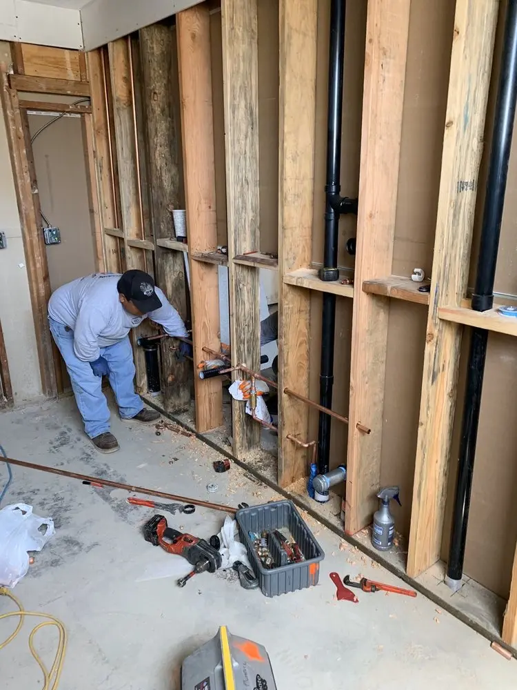 Commercial rough-in plumbing for Water Heater Replacement in Fox River Valley Gardens